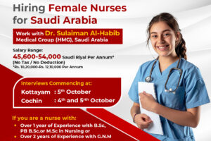 Hiring Female Nurses for Saudi Arabia 1080 X 1080 [26-09-2024]