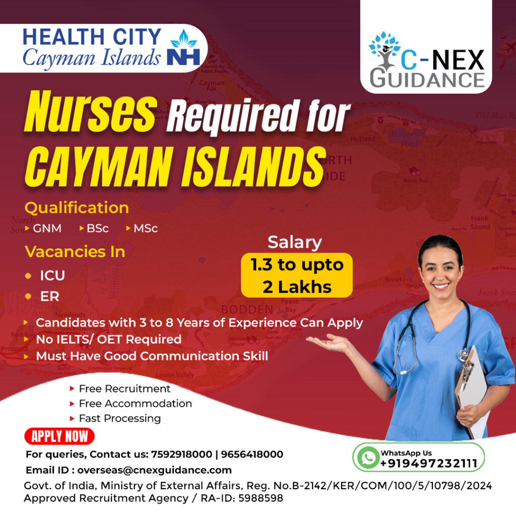 Nursing Recruitment for Narayana Health City, Cayman Islands